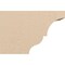 Ekena Millwork 4in. W x 8in. H x 12in. L Asheboro Woodgrain TimberThane Rafter Tail, Primed Tan RFTUR04X08X12ASHRCPR - alternate 4